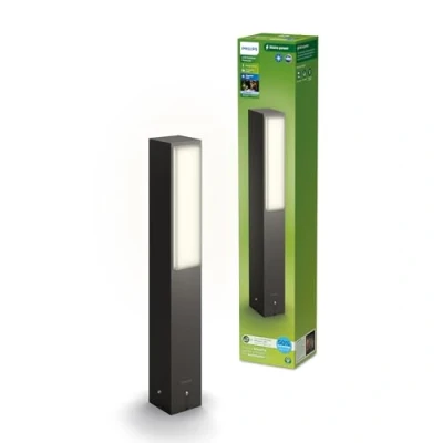 Image de Philips Stratosphere, éclairage de chemin d&#039;extérieurUltraEfficient, 3,8 W, lumière blanc froid 4 000 K, antracite, résistant aux intempéries IP44