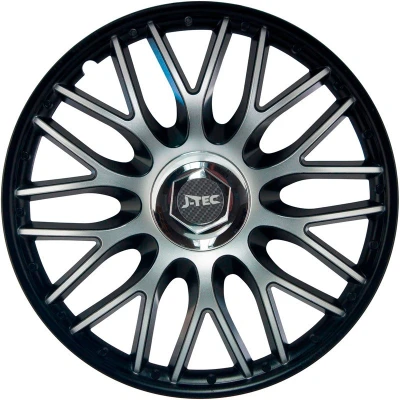 Image de J TEC Orden J16594 Enjoliveurs 16Pouces noir, chrome