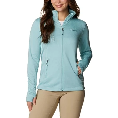 Image de Columbia Park View Grid Fleece Full Zip, Veste Polaire Entièrement Zippée Femme