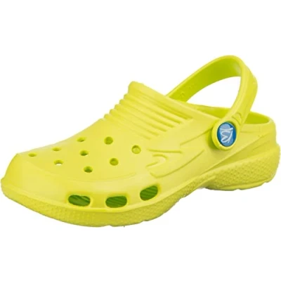Image de Beck Mixte enfant Clogs 955 Sabots, Jaune, 25 EU