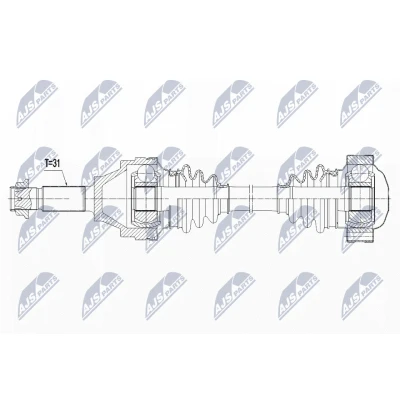 Image de Essieu moteur NTY NPW MA 001