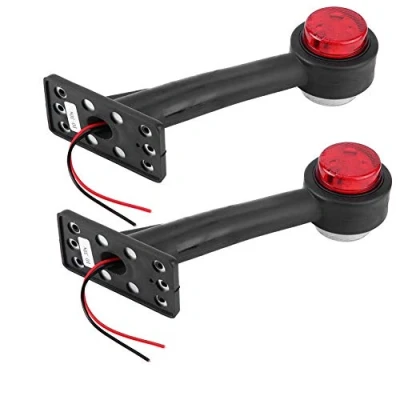 Image de EBTOOLS pour trailer lights 2Pcs 12 LED 12V 24V Coude Côté Marqueur Indicateur de Lumière Lampe Coté Marquée Voiture(X2)