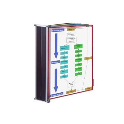 Image de Tarifold Tdisplay Element Mural Garni Magn?Tique Format A4