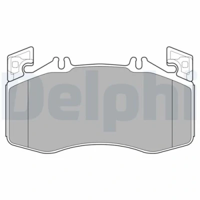 Image de DELPHI LP3654 Jeu de plaquettes frein préparé pour indicateur d&#039;usure avec tôle anti bruit sans accessoires MERCEDES BENZ: Classe A, CLA Coupe