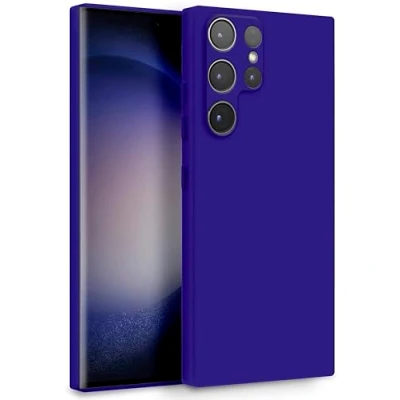 Image de MyGadget Coque pour Samsung Galaxy S23 Ultra Case Protection Rigide Anti Choc avec Doublure Microfibre Violette