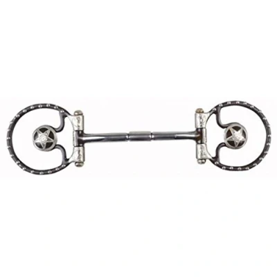 Image de HKM 4000315455256 Show Snaffle Bit Billy Allen 135 mm
