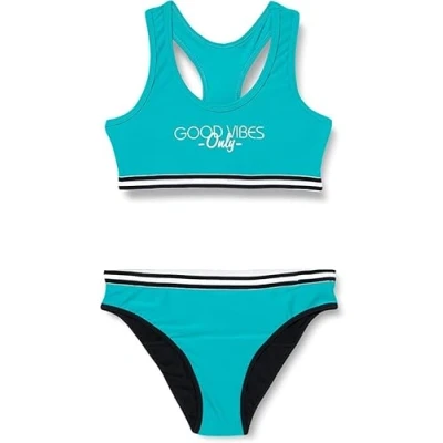 Image de HAUTE PRESSION Fille Diam Menstruel Léger/Moyen C02 T14a Maillot De Bain Deux Pièces, Vert Emeraude, 14 16 Ans EU