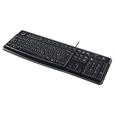 Image de Logitech K120 Clavier Filaire pour Windows, US International QWERTY Noir