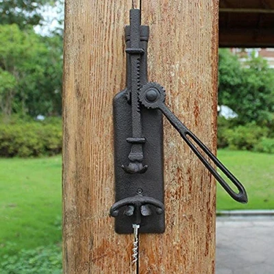 Image de AFUDER Tire Bouchon Mural Artisanat Européen en Fonte Rétro à usage Domestique Screwpull Décoration de Comptoir Bar Cuisine