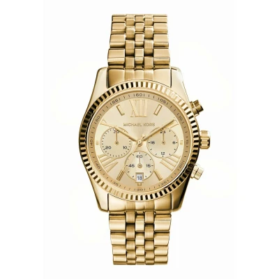 Image de Michael Kors Traditional Lexington Montre à aiguilles goldcoloured, Femme, Taille: One Size, Gold coloured