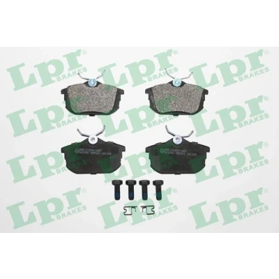Image de LPR 05P621 Jeu de plaquettes frein avec vis/boulons MITSUBISHI: COLT 6, Space Star, Carisma 5 portes, VOLVO: V40 Break, S40 I, SMART: Forfour I