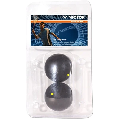 Image de Victor Balle de Squash sous Blister Jaune