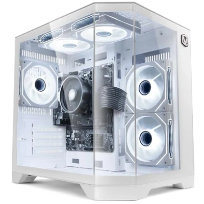 Image de Vibox VI 215 PC Gamer AMD Ryzen 3200GE Processeur 4GHz Radeon Vega 8 Graphique 16Go RAM 480Go SSD Linux OS WiFi