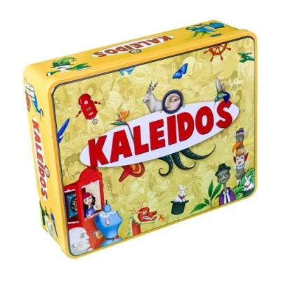 Image de Kaleidos Le Jeu des Images cachées. Dix Tableaux illustrés avec milliers de sujets à découvrir et Inventer. Boîte en métal pour Un Cadeau spécial.