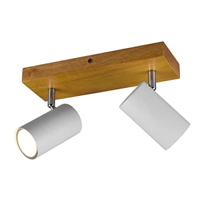 Image de TRIO, Spot, Marley 2xGU10, max.35,0 W Corps: Métal, blanc mat L:26,0cm, L:9,0cm, H:16,0cm IP23,Sans illuminant