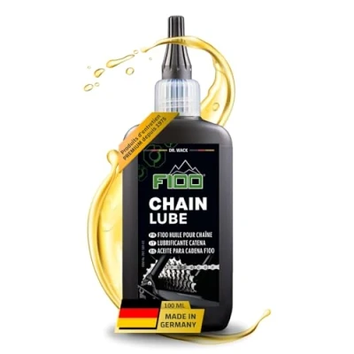 Image de Dr. Wack Huile pour chaîne de vélo 100 ml Réduit l&#039;usure &amp; les frottements Lubrifiant avec effet longue durée Convient tous vélos Entretien Premium du