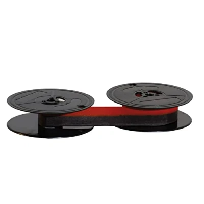 Image de Kores 2248548 Ruban de haute qualité en nylon compatible avec Imprimante Addo 13 mm x 4 m Noir/Rouge