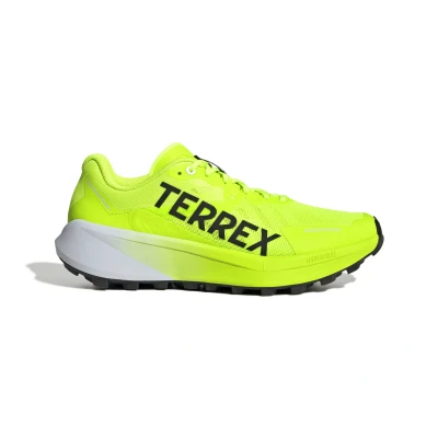 Image de Adidas Terrex Agravic 3 Chaussures de running, Homme, Taille: 41 1/3, Lucid lemon/core black/dash grey Tissu / matière synthétique