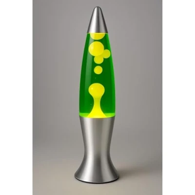 Image de Signes Grimalt Lampe de table Lava 40 cm Vert/Jaune, métal, x 10