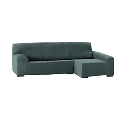 Image de Eysa F033466D Tiède Chaise Longue Droite Vue Frontale Gris 240 cm