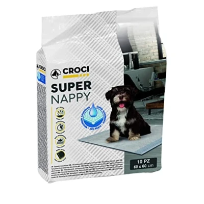 Image de Croci Serviette pour Chien Super Nappy, 60 x cm, 10 Pièces