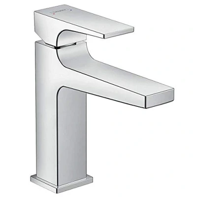 Image de hansgrohe Metropol Mitigeur de lavabo 110 poignée manette, avec tirette et vidage, chromé, 32506000