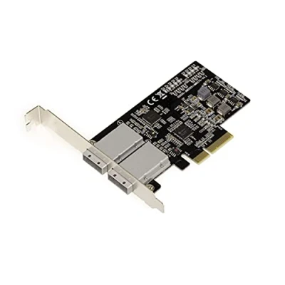 Image de KALEA INFORMATIQUE Carte contrôleur PCIe 2.0 4X SAS + SATA 6GB 8 Ports EXTERNES SFF8088 avec Chipset JMB575 JMB585