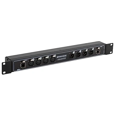 Image de Pronomic NetCore SR 3FM Boîtier de Scène en Rack Multicore F/M Parallel 8 entrées: 4x XLR (femelle), (mâle) et 2x RJ45 pour la transmission signaux analogiques ou numériques