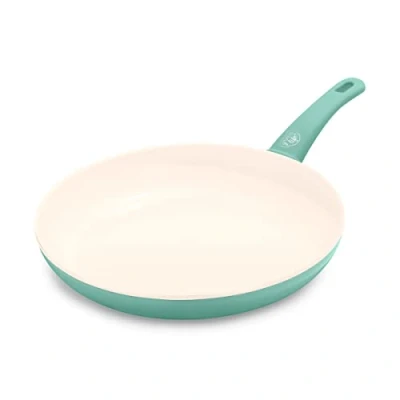 Image de GreenLife Soft Grip Poêle à Frire avec Revêtement Antiadhésif Sain en Céramique, 30 cm, Sans PFAS, Va au Lave Vaisselle et Four, Turquoise