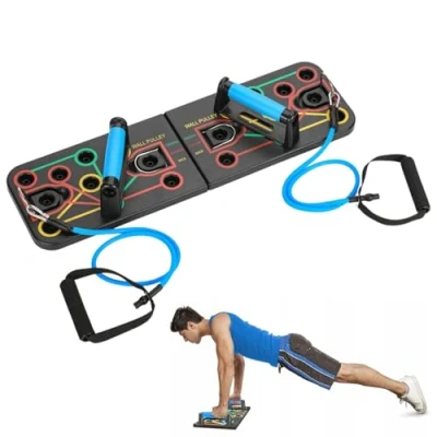 Image de Gymtek Planche Pompe Musculation Push Up avec Poignées de pour un Maison a Multifonctionnelle Board Sport