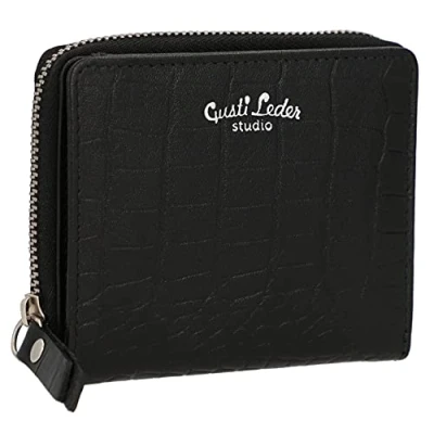 Image de Gusti Leder Portefeuille, Femme, Taille: One Size, Schwarz (struktur)