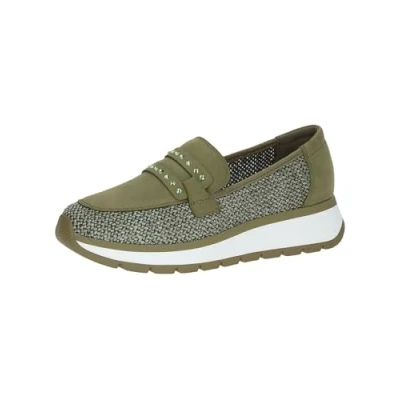 Image de Caprice Pantoufles Plates pour Femme 9 24704 42 Kaki Taille EU, Comb, EU