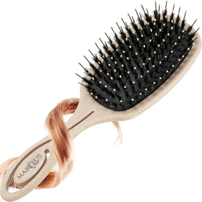 Image de MarQus Brosse poils sanglier paddle pour tous les types de cheveux avec encore plus a