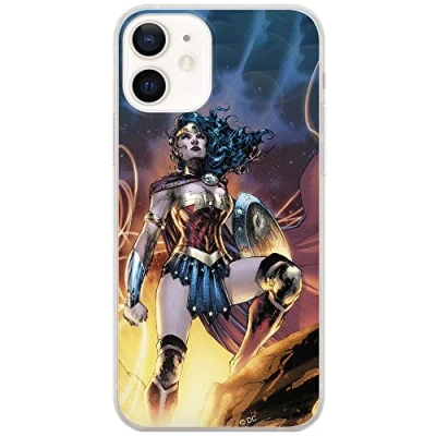 Image de ERT GROUP Coque de téléphone Portable pour Apple Iphone 12/12 Pro Original et sous Licence Officielle DC Motif Wonder Woman 001 Parfaitement adapté à la Forme du Portable, en TPU
