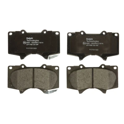 Image de DELPHI LP1782 Jeu de plaquettes frein avec indicateur d&#039;usure tôle anti bruit sans accessoires TOYOTA: Hilux 3 Pick up, VIII up