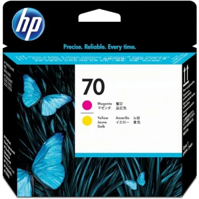 Image de HP 70 (C9406A) Magenta + jaune Tête d&#039;impression