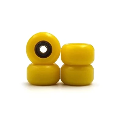 Image de SPITBOARDS roues de skateboard Polyuréthane CNC Lot 4 Jaune