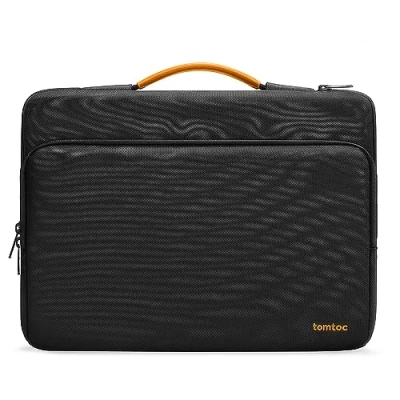 Image de tomtoc 360 Housse pour Nouveau 14 Pouces MacBook Pro M4/M3/M2/M1 Pro/Max (2024 2021) A3401 A3185 A3112 A2992 A2918 A2779 A2442, Protection intégrale Antichoc Sacoche Laptop Porte document Sleeve