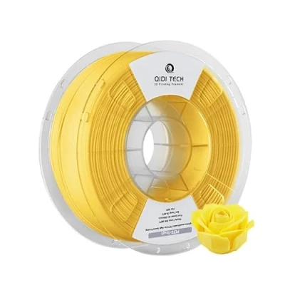 Image de QIDI TECH Filament PETG Tough, Imprimante 3D Résistant 1.75mm, Bobine de 1kg (2.2lbs), Adapté à l&#039;impression Grande Vitesse, Convient la Plupart des Imprimantes FDM, Jaune