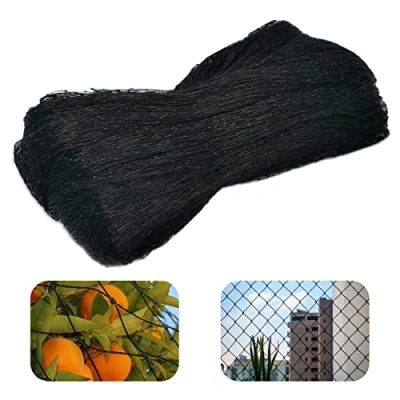 Image de Filet Poules,Filet Anti Oiseaux,4m x 10m Oiseaux,Filet Voliere Poulailler,Filet de Protection Nylon,Protégez Arbres Fruitiers Et Les Légume des Dommages Causés