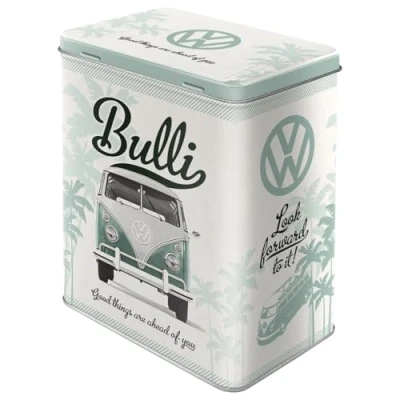 Image de Nostalgic Art Boîte de Conservation rétro L, VW Good Things Idée Cadeau pour Le Bus VW, Grande récipient à café métallique, Design Vintage, 3 l