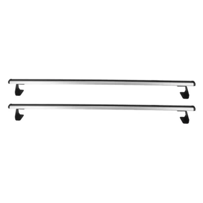 Image de Barres de Toit transversales Compatible avec VW T5 Transporter 2003 à 2015 Aluminium Gris 2X