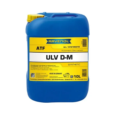 Image de RAVENOL ATF ULV D M 1212108 010 01 999 Huile Boite Automatique 10I FORD: Ranger Mk3, Mondeo 5, Galaxy Mk3 MPV