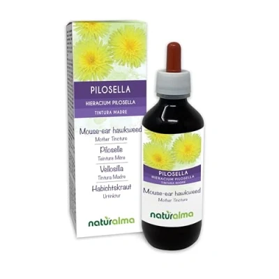 Image de Piloselle (Hieracium pilosella) herbe Teinture Mère sans alcool Naturalma Extrait liquide gouttes 200 ml Complément alimentaire Végétalien ou végan