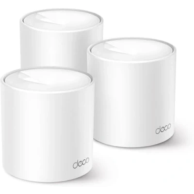 Image de TP Link Deco WiFi 6 Mesh AX3000Mbps X50 Pro(3 Pack), Système pour Toute la Maison, Couverture de 550㎡, Ports 2,5G, Contrôle Parental, Compatible avec Toutes Les Box Fibre