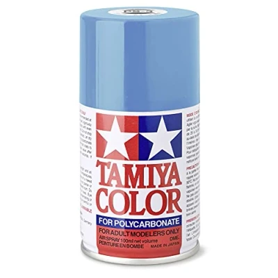 Image de TAMIYA 86003 PS 3 Bombe de peinture en polycarbonate Bleu clair 100 ml Pour modélisme plastique et loisirs créatifs