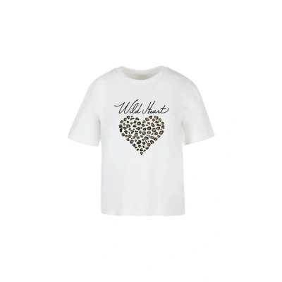 Image de Miss Tee Mst358 wild Heart Leo T Shirt, Blanc, L Femmes