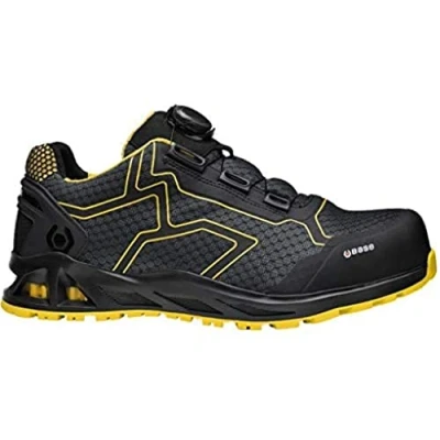 Image de Base Protection, K Rush Chaussure de Sécurité Avec Système Boa, Noir et Jaune, Taille 36