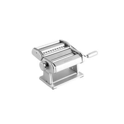 Image de Marcato Machine à pâtes Atlas Ice Rouleau manuel Acier chromé et aluminium anodisé Design élégant 20 x 15 cm Facile utiliser