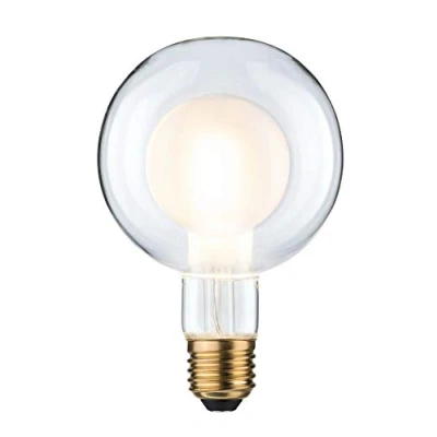 Image de Paulmann 28768 Lampe LED Inner Shape G95 Globe 4 watts gradable Ampoule dépolie Lumière efficace mat Blanc chaud 2700 K E27